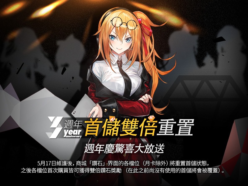 少女前线 全球上市3周年 全新心智升级与周年庆系列活动