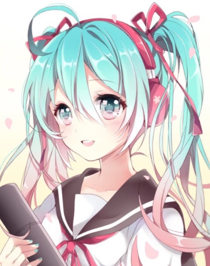 初音未来 可爱动漫女生头像美图