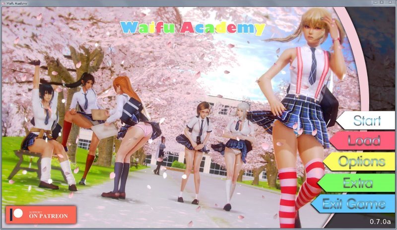 二次元老婆学院Waifu Academ Ver0.70A PC+手机安卓版 汉化下载